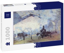 Lais Puzzle - Claude Monet - Bahnhof Saint Lazare in Paris - 1.000 Teile