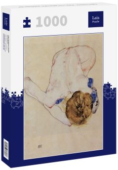 Lais Puzzle - Egon Schiele - Nach vorn gebeugter weiblicher Akt - 1.000 Teile
