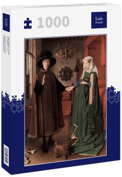 Lais Puzzle - Jan van Eyck - Arnolfini-Hochzeit, Hochzeitsbild des Giovanni Arnolfini und Giovanna Cenami - 1.000 Teile