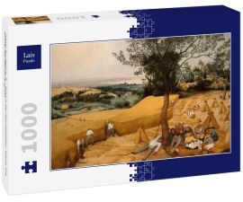 Lais Puzzle - Pieter Bruegel d. Ä. - Zyklus der Monatsbilder, Szene: Die Kornernte (Monat August) - 1.000 Teile