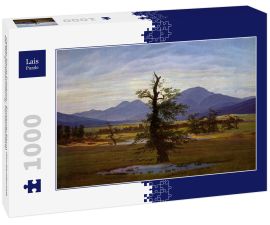 Lais Puzzle - Caspar David Friedrich - Einsamer Baum (Dorflandschaft bei Morgenbeleuchtung, Harzlandschaft) - 1.000 Teile