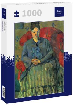 Lais Puzzle - Paul Cézanne - Porträt der Mme Cézanne in rotem Lehnstuhl - 1.000 Teile
