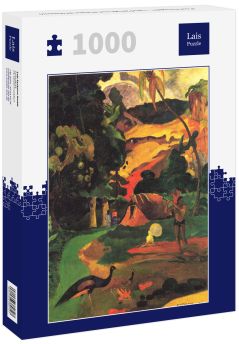 Lais Puzzle - Paul Gauguin - Landschaft mit Pfauen (Matamoe) - 1.000 Teile