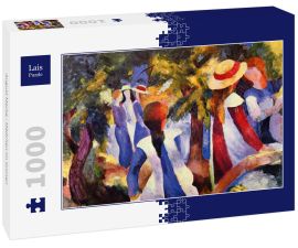 Lais Puzzle - August Macke - Mädchen im Grünen - 1.000 Teile