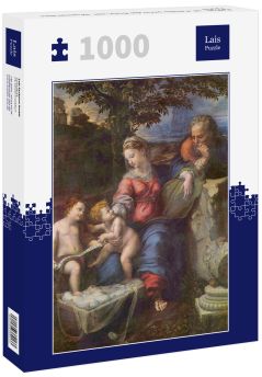 Lais Puzzle - Raffael - Hl. Familie unter der Eiche, mit Johannes dem Täufer - 1.000 Teile