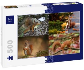 Lais Puzzle - Collage Eichhörnchen - 500 Teile