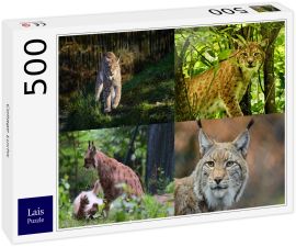 Lais Puzzle - Collage Luchs - 500 Teile