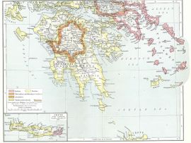 Lais Puzzle - Landkarte Historical Atlas - William R. Shepherd südliches Griechenland Antik - 1.000 Teile