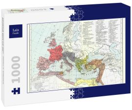 Lais Puzzle - Landkarte Historical Atlas - William R. Shepherd Römisches Reich um 395 - 1.000 Teile