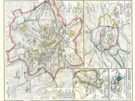 Lais Puzzle - Landkarte Historical Atlas - William R. Shepherd Stadtpläne von Athen und Rom - 500 Teile