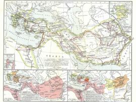 Lais Puzzle - Landkarte Historical Atlas - William R. Shepherd Das Makedonische Reich 336-323 vor Christus - 1.000 Teile