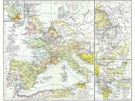 Lais Puzzle - Landkarte Historical Atlas - William R. Shepherd Europäische Provinzen Roms - 1.000 Teile