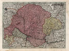 Lais Puzzle - Matthäus Seutter Landkarte - Atlas Novas Indicibus Instructus (1744) - Regni Hungariae (Königreich Ungarn) - Motivserie - 500 Teile