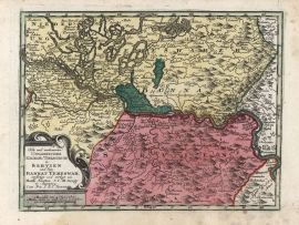 Lais Puzzle - Matthäus Seutter Landkarte - Atlas Novas Indicibus Instructus (1744) - Ungarisches Kriegs-Theatrum in Servien und dem Bannat Temeswar - Motivserie - 1.000 Teile