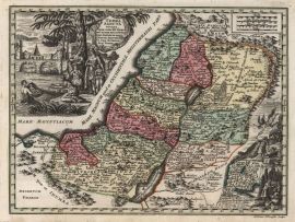 Lais Puzzle - Matthäus Seutter Landkarte - Atlas Novas Indicibus Instructus (1744) - Terra Sancta (Heiliges Land) - Motivserie - 1.000 Teile