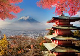 Lais Puzzle - Mount Fuji Japan in Herbstfarben - 100, 200, 500 & 1.000 Teile