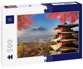 Lais Puzzle - Mount Fuji Japan in Herbstfarben - 500 Teile