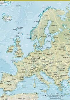 Lais Puzzle - Landkarte Europa - 500 & 1.000 Teile