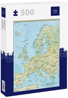 Lais Puzzle - Landkarte Europa - 500 Teile