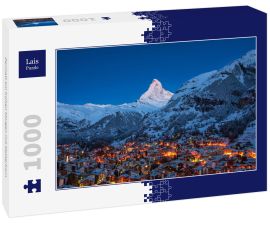 Lais Puzzle - Zermatt am frühen Morgen mit Matterhorn - 1.000 Teile