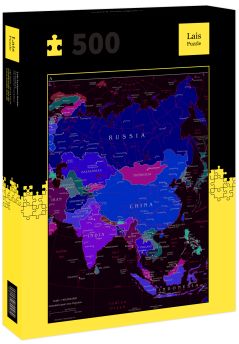 Lais Puzzle - Landkarte Asien - 500 Teile