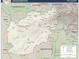 Lais Puzzle - Physische Landkarte Afghanistan - 1.000 Teile