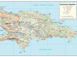 Lais Puzzle - Physische Landkarte Dominikanische Republik - 1.000 Teile