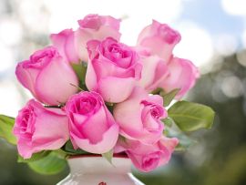 Lais Puzzle - Rosa Blumen - 200 Teile