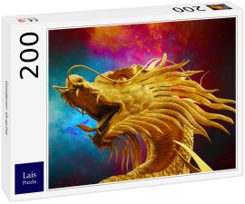 Lais Puzzle - Goldener Drache - 200 Teile