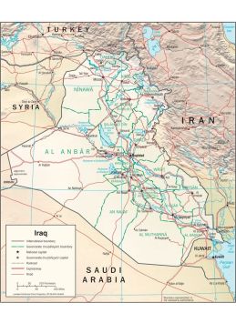Lais Puzzle - Physische Landkarte Irak - 500 Teile