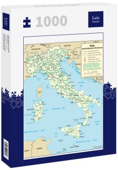 Lais Puzzle - Landkarte Italien Verwaltung - 1.000 Teile