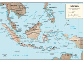 Lais Puzzle - Physische Landkarte Indonesien - 500 & 1.000 Teile
