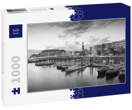 Lais Puzzle - Hamburg schwarz weiß - 1.000 Teile