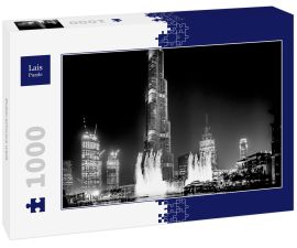 Lais Puzzle - Dubai schwarz weiß - 1.000 Teile