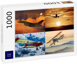 Lais Puzzle - Collage Flugzeuge - 1.000 Teile