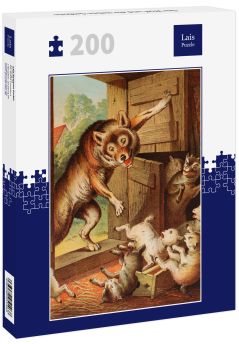Lais Puzzle - Der Wolf und die sieben Geißlein - 200 Teile