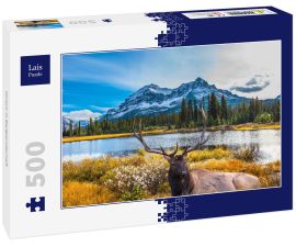 Lais Puzzle - Hirsch in Berglandschaft - 500 Teile