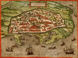 Lais Puzzle - Historische Stadtkarte Alexandria 1575 - 1.000 Teile