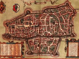 Lais Puzzle - Historische Stadtkarte Augsburg 1572 - 100 & 1.000 Teile