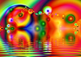 Lais Puzzle - Unmögliche, sehr schwierige, psychedelische Farben, Fraktal - 1.000 Teile