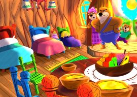 Lais Puzzle - Goldlöckchen und die drei Bären - 100 & 200 Teile