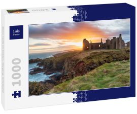 Lais Puzzle - Slains Castle im Sonnenuntergang, Schottland - 1.000 Teile