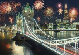 Lais Puzzle - Feuerwerk an der Tower Bridge in London - 100, 500 & 1.000 Teile