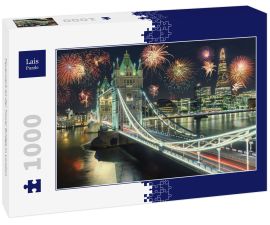 Lais Puzzle - Feuerwerk an der Tower Bridge in London - 1.000 Teile