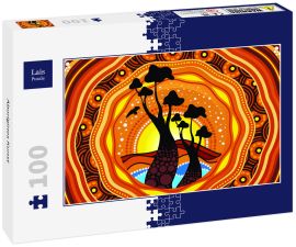 Lais Puzzle - Aborigines Kunst - 100 Teile