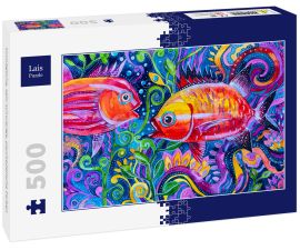 Lais Puzzle - Unmögliche, sehr schwierige, psychedelische Farben - 500 Teile