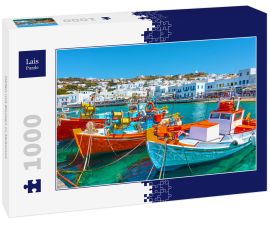 Lais Puzzle - Hafen mit Booten in Mykonos - 1.000 Teile