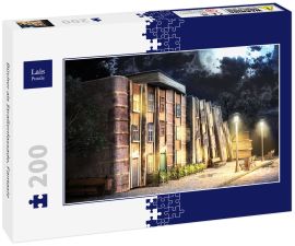 Lais Puzzle - Bücher als Straßenfassade, Fantasie - 200 Teile