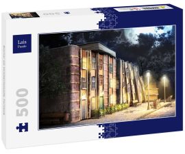 Lais Puzzle - Bücher als Straßenfassade, Fantasie - 500 Teile