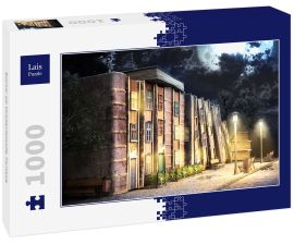 Lais Puzzle - Bücher als Straßenfassade, Fantasie - 1.000 Teile